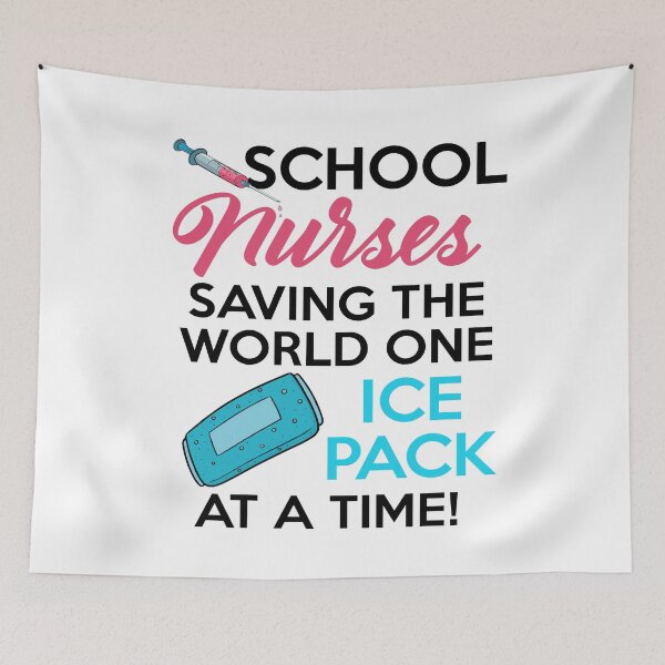 Item preview, School Nurses Saving The World One Ice Pack At  A Time designed and sold by SunsetGloww.