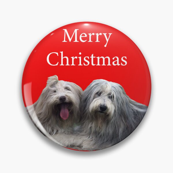 Item preview, Bearded Collie Merry Christmas designed and sold by Paul Thompson Photography.