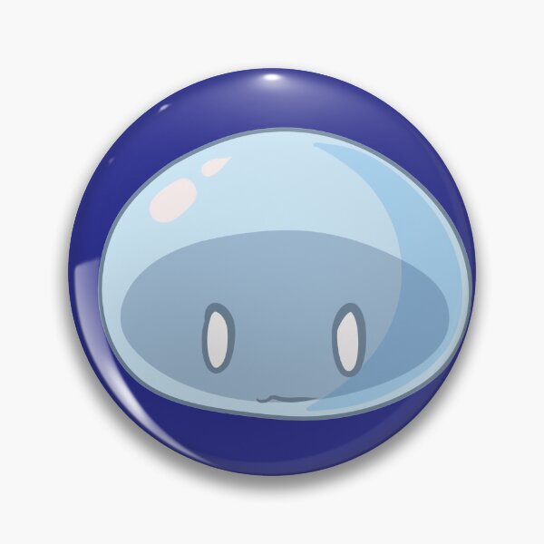 Item preview, Not a Bad Slime Blue | Anime Emote designed and sold by BBMarioni.