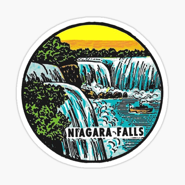 Pop Culture Vintage Niagara Falls Canada Souvenir Tee Shirt 80s Size Small Made in Canada