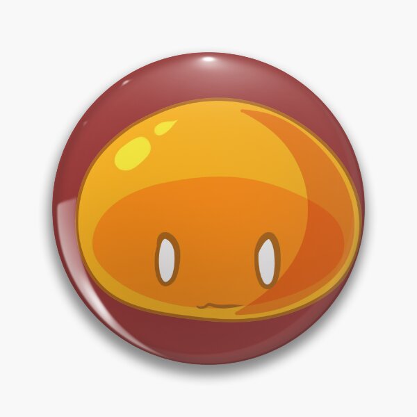 Item preview, Not a Bad Slime Orange | Anime Emote designed and sold by BBMarioni.