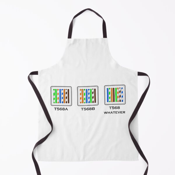 Item preview, Funny networking tech support T568A, T568B, T568 whatever cabling diagram slogan © 2020 Karen-Anne Geddes designed and sold by Karen-Anne Geddes.