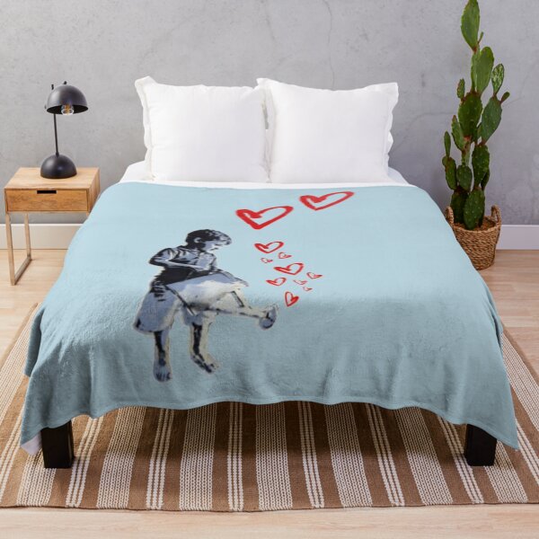 Item preview, Banksy style Urban Street Art Child Love designed and sold by Colterlailah.