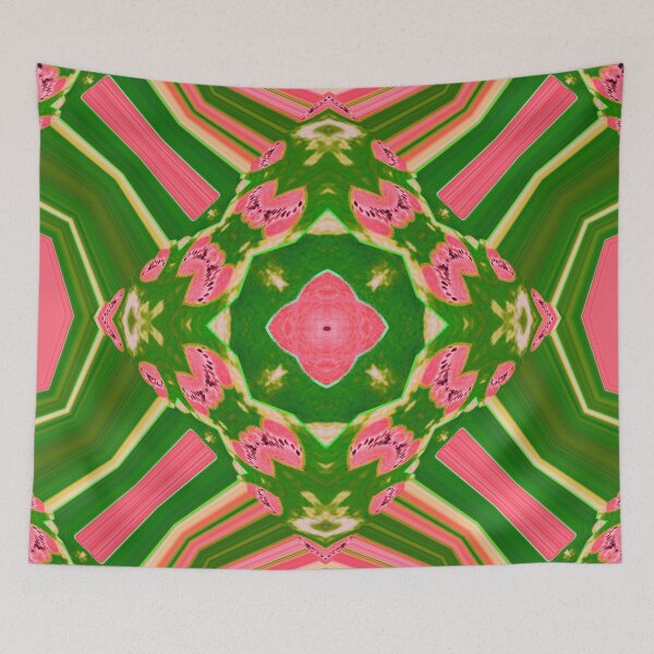 Item preview, ABSTRACT PAINTING WATERMELON GEOMETRIC ART FANTASY. designed and sold by Ralek.