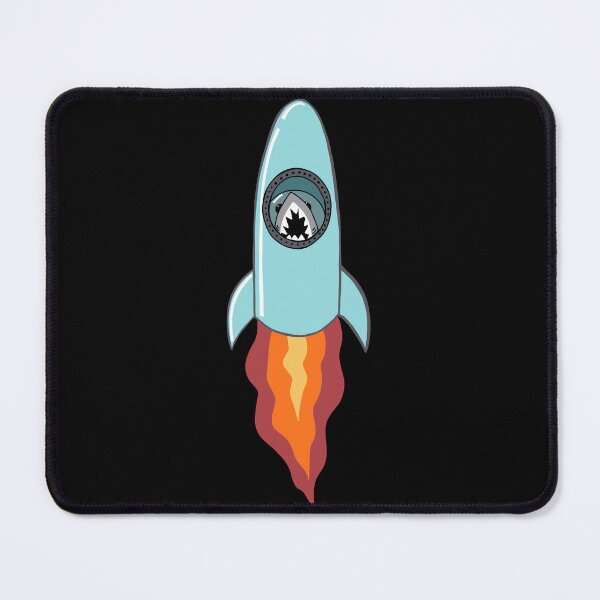 Item preview, Rocketship Shark designed and sold by Quick Brown Fox Canada.