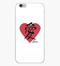 Liebe im japanischen Kanji iPhone-Hülle & Cover