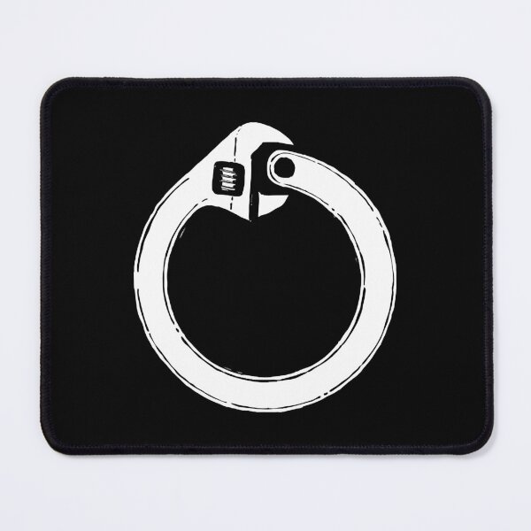 Item preview, Ouroboros Wrench (hand drawn white)  designed and sold by MichaelBl68345.