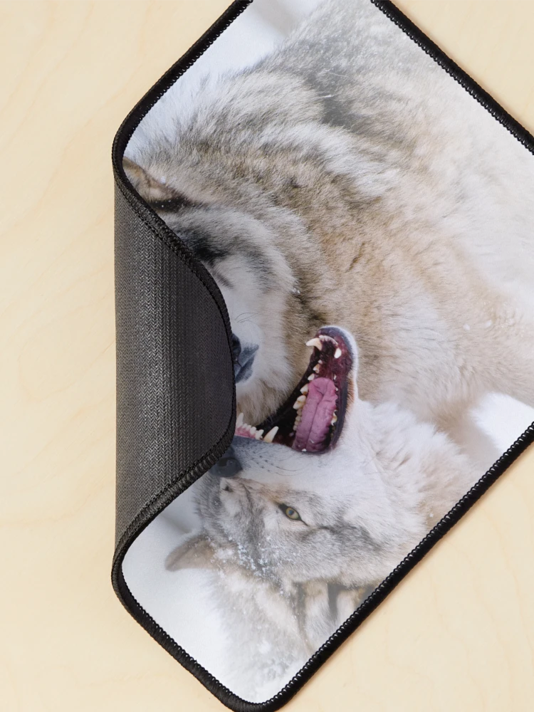 Thumbnail 2 of 5, Mouse Pad, Timber Wolves designed and sold by WolvesOnly.