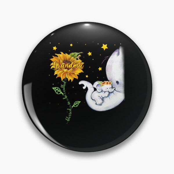 Item preview, Blessed To Be Called Grandma Sunflower Elephant Mommy designed and sold by michellexkelly.