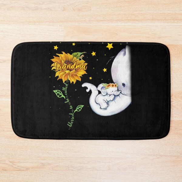 Item preview, Blessed To Be Called Grandma Sunflower Elephant Mommy designed and sold by michellexkelly.