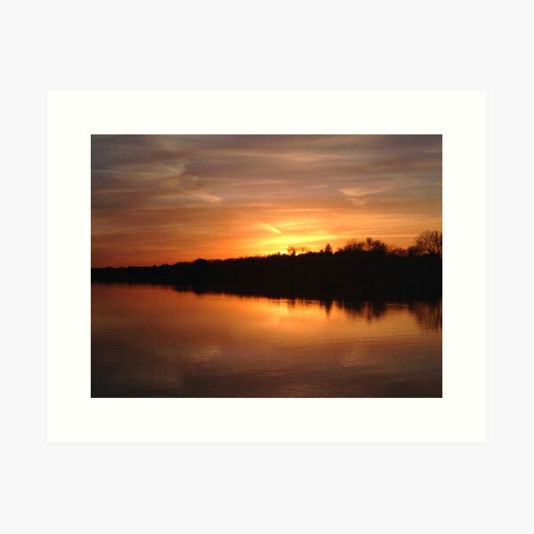 Item preview, Buffalo Lake Sunset designed and sold by ithanijinka.