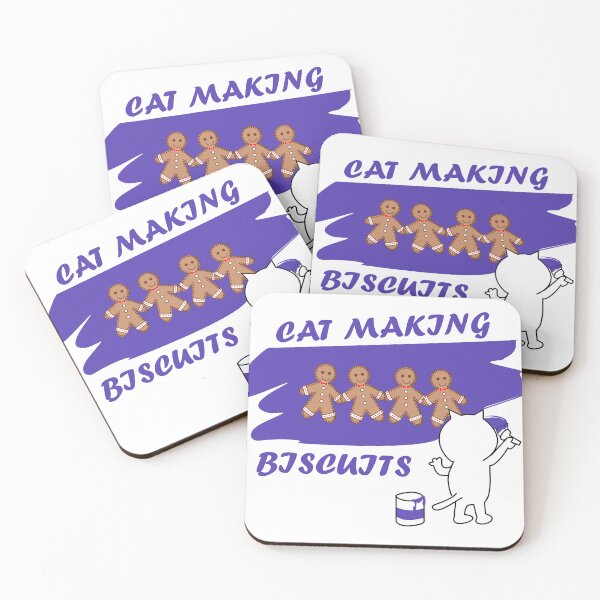Item preview, cat making biscuits designed and sold by PaulGoldStore.