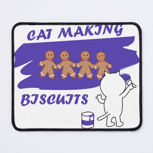 Item preview, cat making biscuits designed and sold by PaulGoldStore.