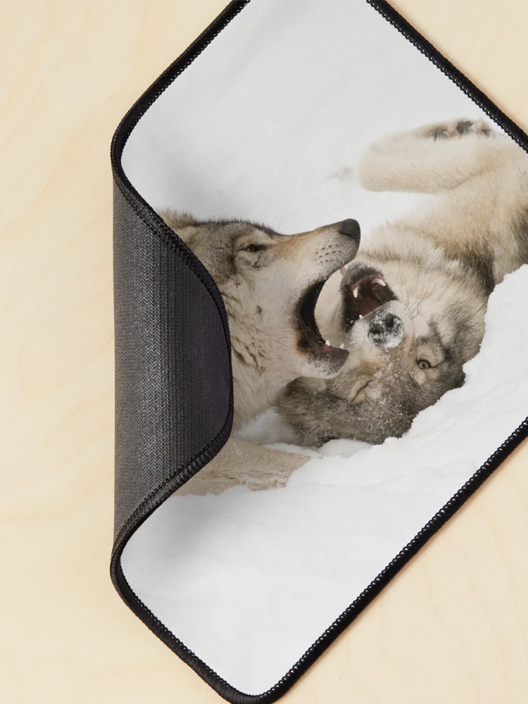 Thumbnail 2 of 5, Mouse Pad, Timber Wolves designed and sold by WolvesOnly.