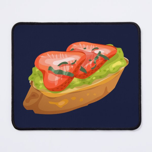 Item preview, Strawberry and Basil Bruschetta designed and sold by Alicia Chee.