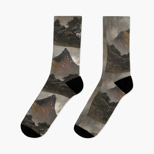 Item preview, Mountain landscape byJules Tavernier  designed and sold by theartsycamper.