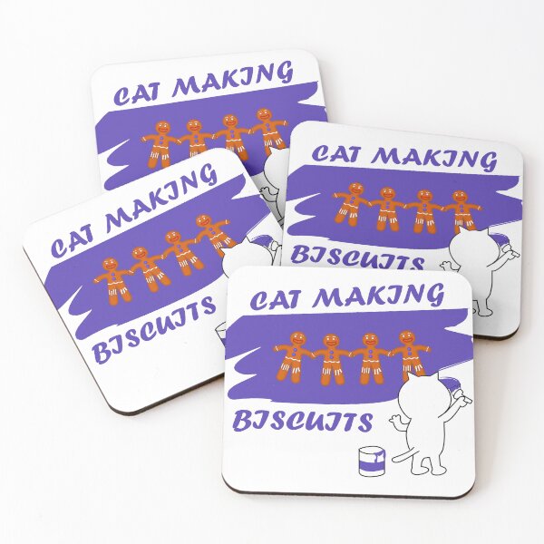 Item preview, cat making biscuits designed and sold by PaulGoldStore.