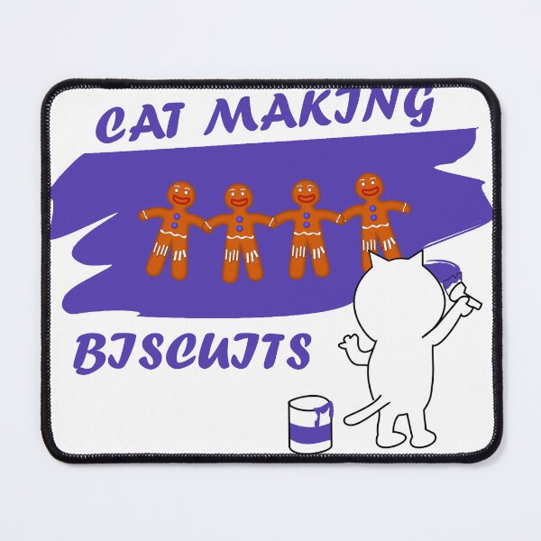 Item preview, cat making biscuits designed and sold by PaulGoldStore.