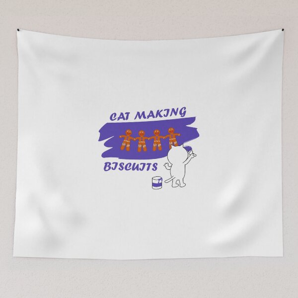 Item preview, cat making biscuits designed and sold by PaulGoldStore.