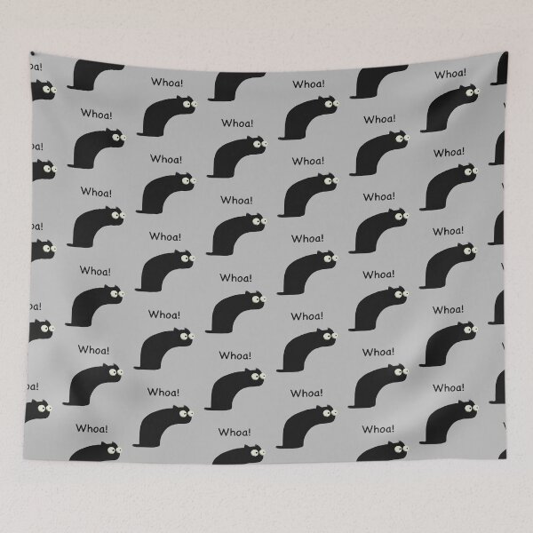 Item preview, Out of this World -  Funny Black Cat designed and sold by ChummyChubby.