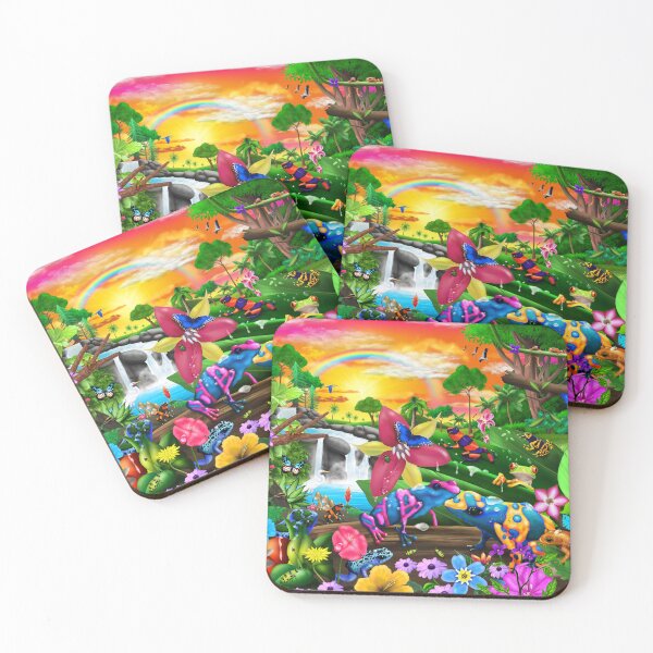 Item preview, Exotic Frogs designed and sold by GeraldNewtonArt.