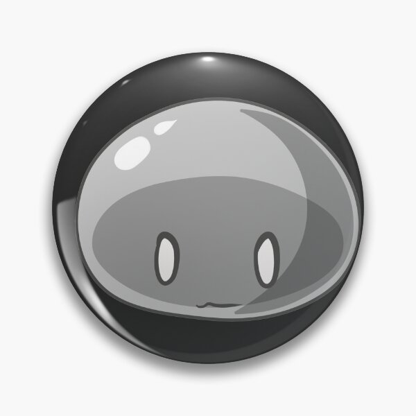 Item preview, Not a Bad Slime Silver | Anime Emote designed and sold by BBMarioni.