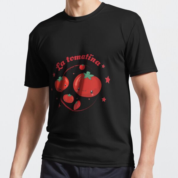 Cartoon La Tomatina Shocked Tomato' Unisex Premium T-Shirt