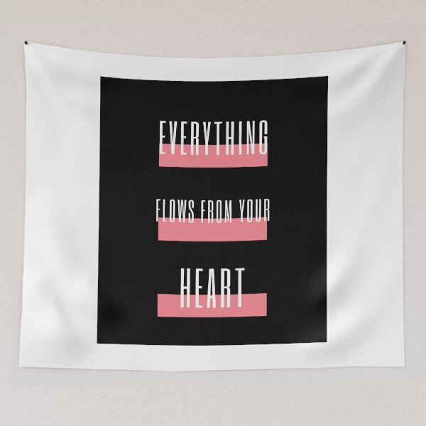 Item preview, Everything flows from your heart, Guard your heart quote, Proverbs 4:23 designed and sold by Isheshop.