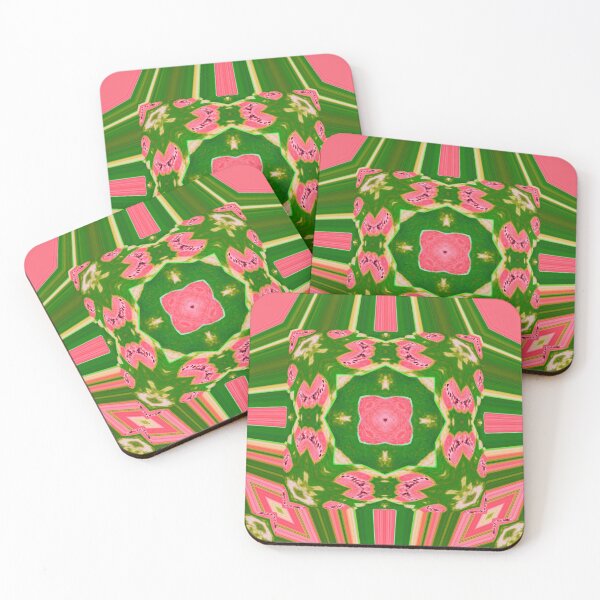 Item preview, ABSTRACT PAINTING WATERMELON GEOMETRIC ART FANTASY. designed and sold by Ralek.