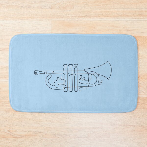 Item preview, Trumpet Abstract Line Art For Music Lovers And Guitarist - Abstract Line Art Music designed and sold by Funwithmusic.
