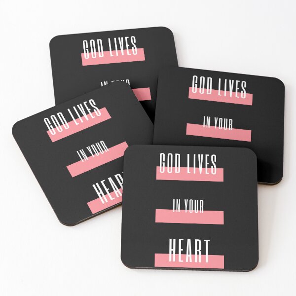Item preview, God lives in your heart, Guard your heart quote, Proverbs 4:23 designed and sold by Isheshop.