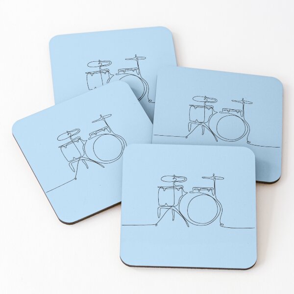 Item preview, Drum Abstract Line Art For Music Lovers And Guitarist - Abstract Line Art Music designed and sold by Funwithmusic.