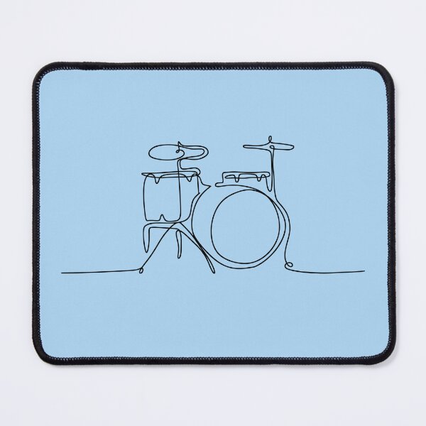 Item preview, Drum Abstract Line Art For Music Lovers And Guitarist - Abstract Line Art Music designed and sold by Funwithmusic.