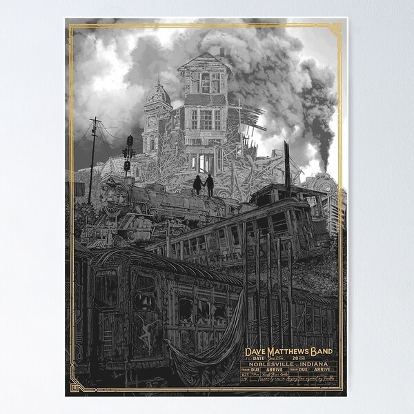 Item preview, DMB DAVE TOUR 2022 MATTHEWS BAND POSTER Poster designed and sold by johnlcaskey.