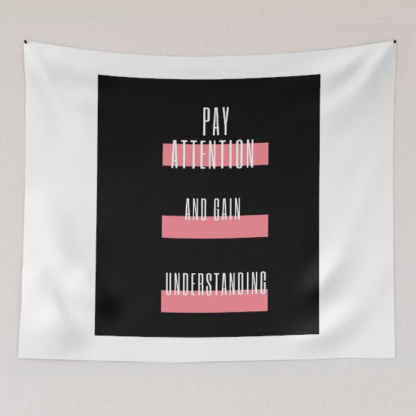 Item preview, Pay attention and gain understanding, Guard your heart quote, Proverbs 4:23 designed and sold by Isheshop.