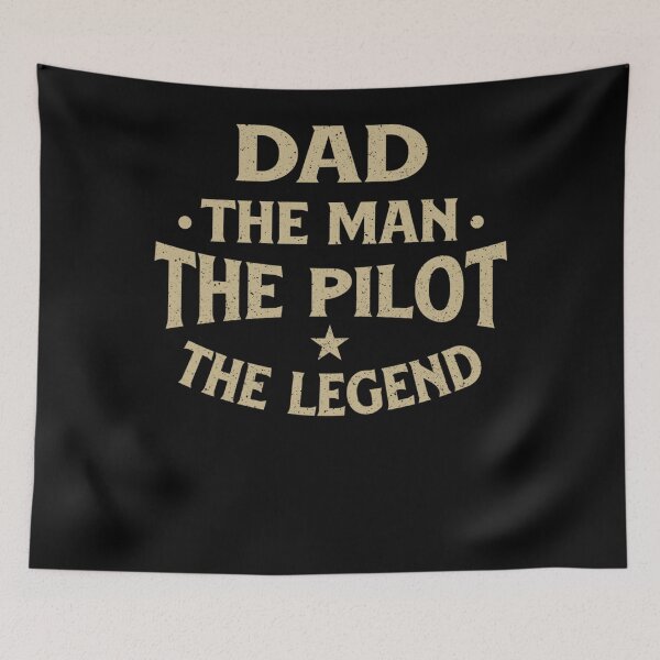 Item preview, Dad The Man The Pilot The Legend - Airlines Airplane designed and sold by michellexkelly.