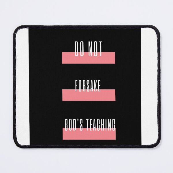 Item preview, Do not forsake God's teaching, Guard your heart quote, Proverbs 4:23 designed and sold by Isheshop.