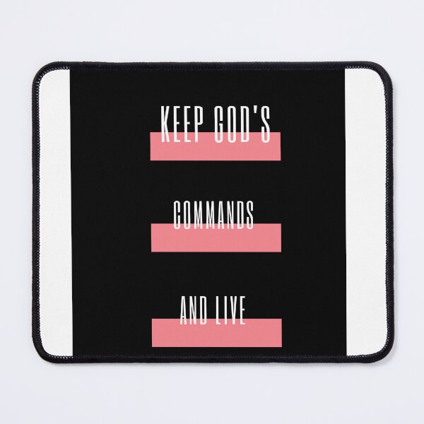 Item preview, Keep God's commands and live, Guard your heart quote, Proverbs 4:23 designed and sold by Isheshop.