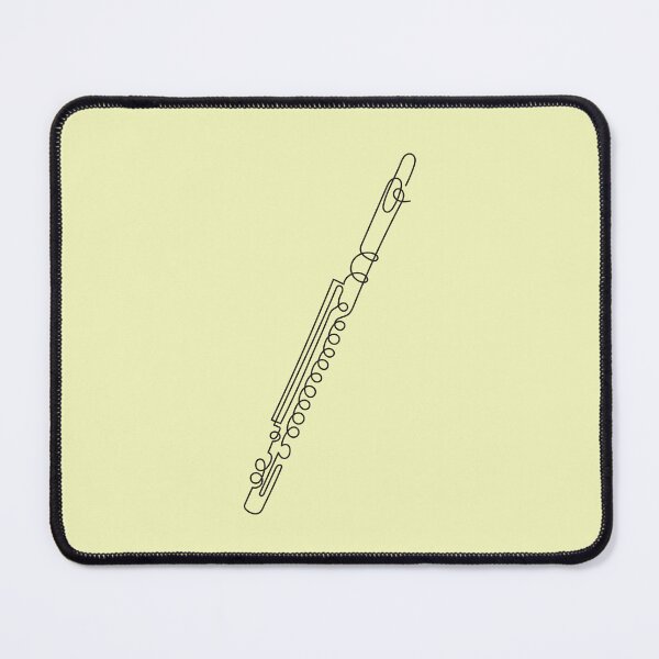 Item preview, Flute Abstract Line Art For Music Lovers And Guitarist - Abstract Line Art Music designed and sold by Funwithmusic.