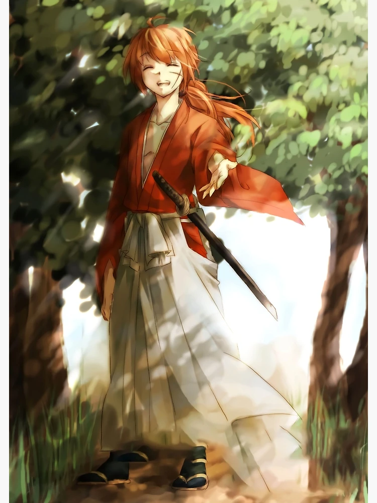 Himura Kenshin Rurouni Kenshin Anime Waifu Poster for Sale by tamikabee