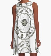 Astrological Clock A-Line Dress