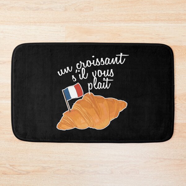 Item preview, Un Croissant Sil Vous Plait - Funny French Food designed and sold by TheInkElephant.