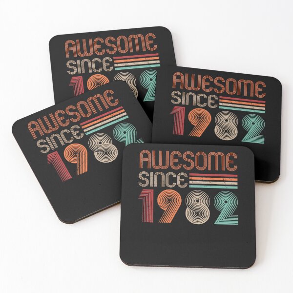Item preview, Awesome Since 1982 Vintage 40 Yr Old Men Women 40th Birthday designed and sold by nvuot24.