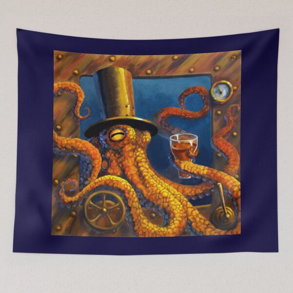 Item preview, Steampunk Octopus designed and sold by GileadArt.