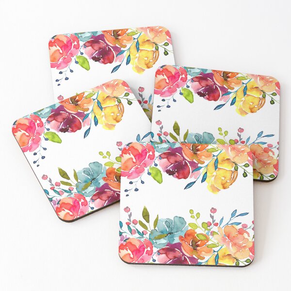 Item preview, Bright Flowers Summer Watercolor Peonies designed and sold by junkydotcom.