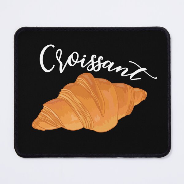 Item preview, Croissant - Funny French Food designed and sold by TheInkElephant.