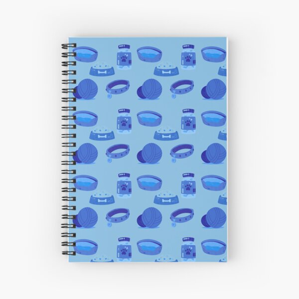 Animal Dog Item Pattern Spiral Notebook