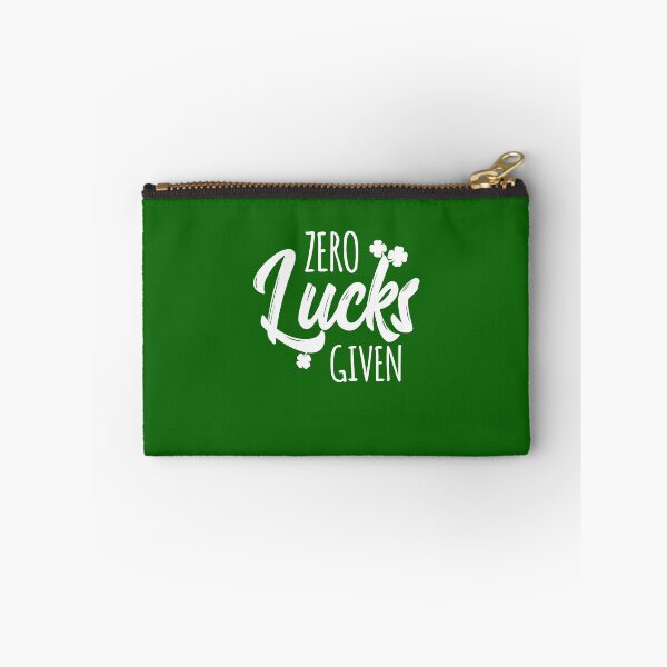 Item preview, Zero Lucks Given Shamrock Funny St Patricks Day designed and sold by mejeoshop.