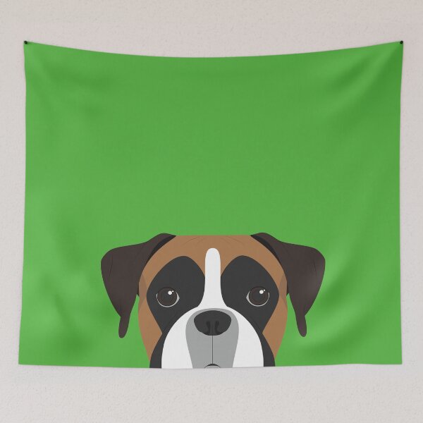 Item preview, Boxer Dog Portrait Illustration designed and sold by junkydotcom.