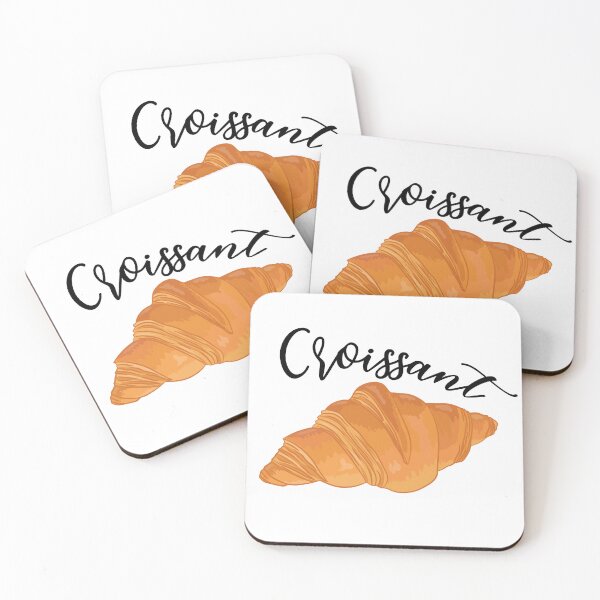 Item preview, Croissant - Funny French Food designed and sold by TheInkElephant.